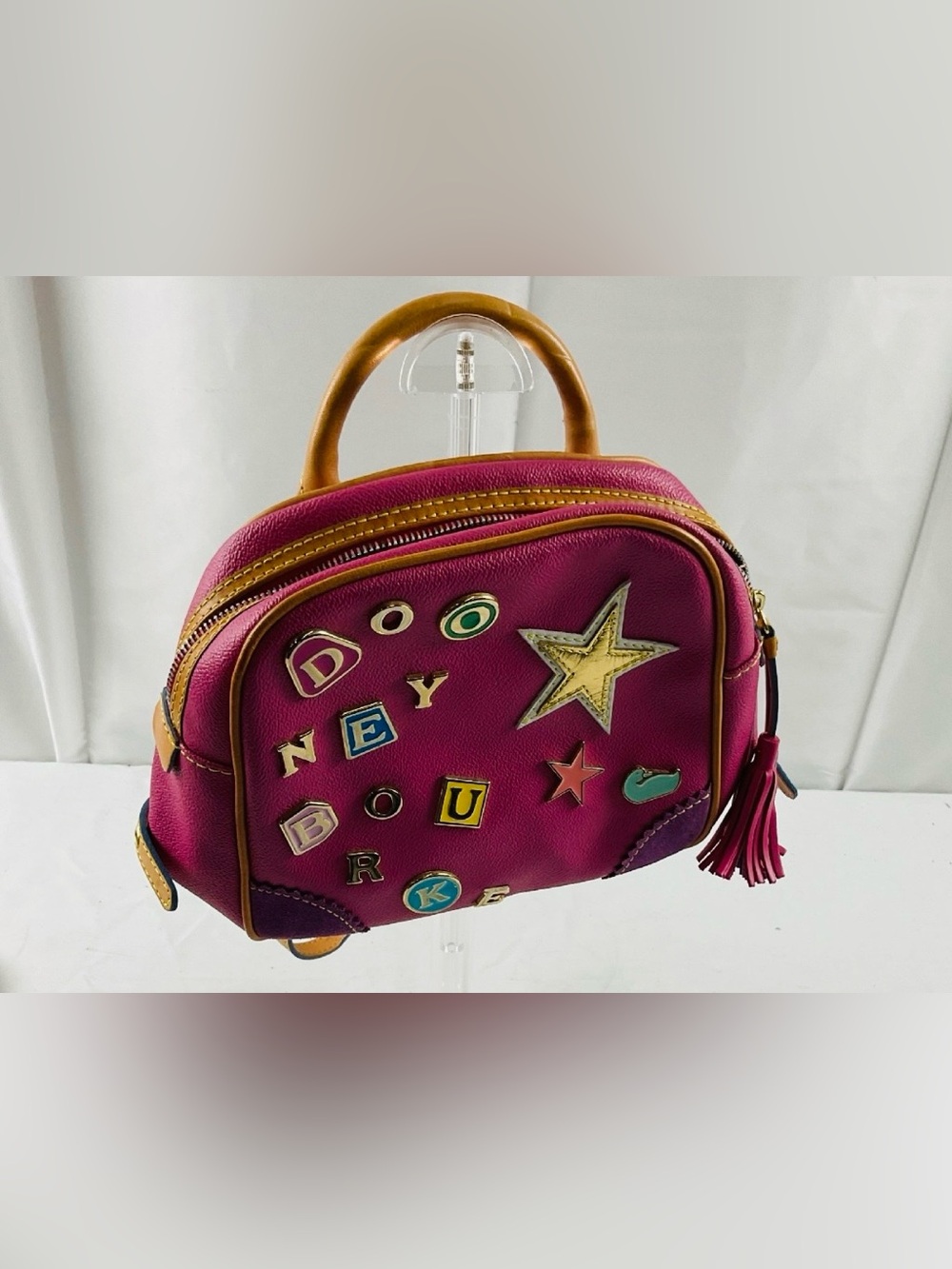 Dooney & Bourke Y2K Lindsay Lohan “IT” Pink Charm Bag No. 8